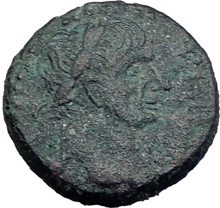 TRAJAN 116AD Ascalon in Judaea Authentic Ancient Roman Coin PHANEBAL Rare i64134