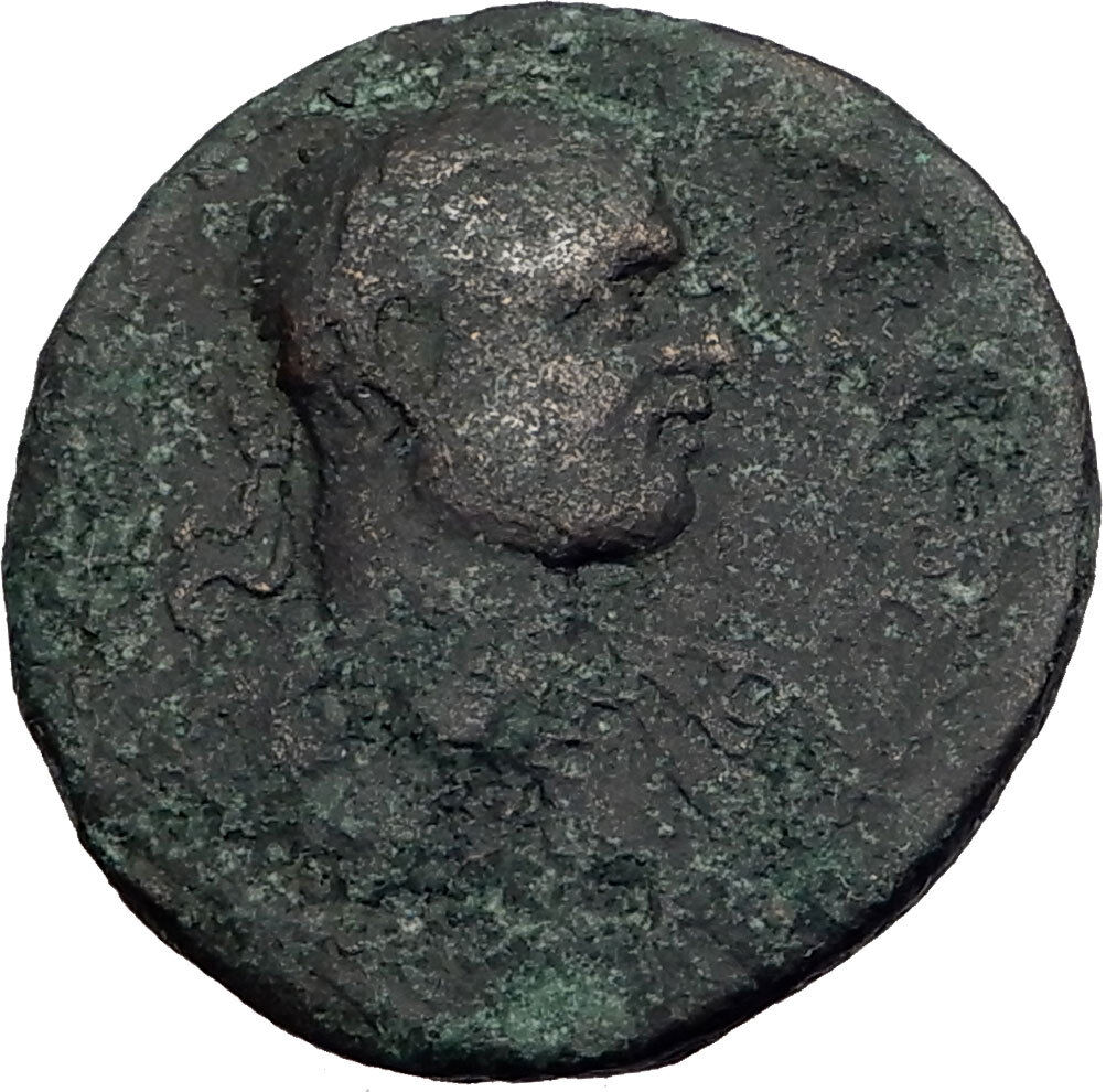 TREBONIANUS GALLUS 251AD Neapolis in Judaea MOSES MOUNTAIN Roman Coin i64221