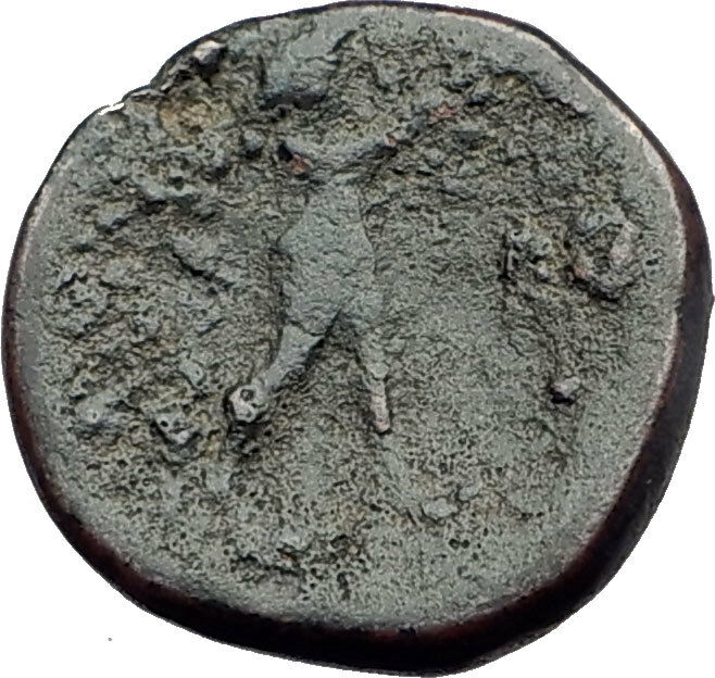 APAMEIA in PHRYGIA 300BC Rare Authentic Greek Coin Apollo MARSYAS Flutes i63645