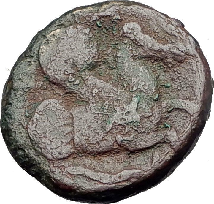 ADRAMYTION in MYSIA 350BC Authentic Ancient Greek Coin ZEUS & PEGASUS i63752