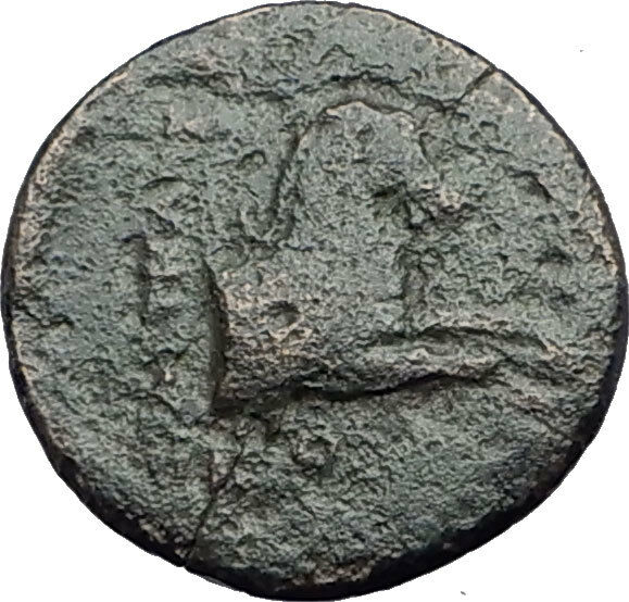 Kolophon Colophon IONIA 360BC Authentic Ancient Greek Coin APOLLO & HORSE i63140