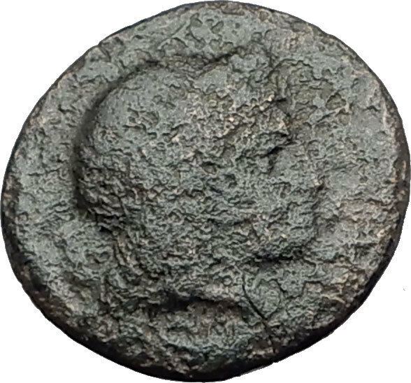 Kolophon Colophon IONIA 360BC Authentic Ancient Greek Coin APOLLO & HORSE i63140