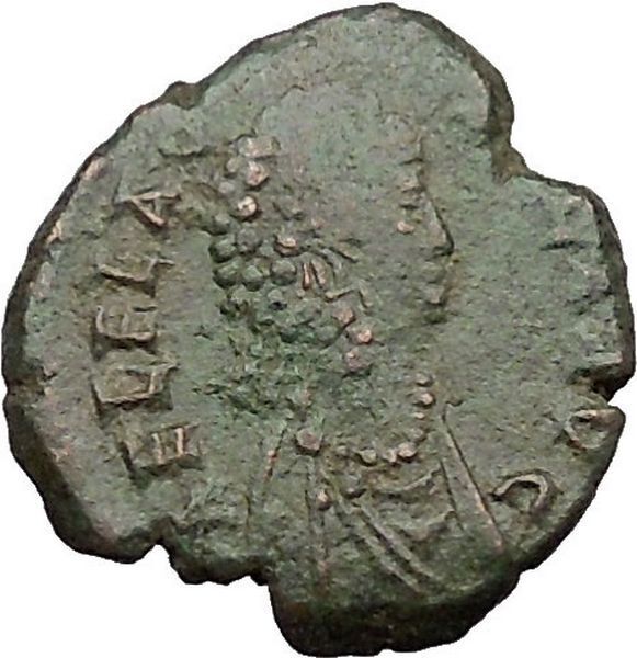 Aelia Flacilla wife of Theodosius I 383AD Ancient Roman Coin Victory i31675