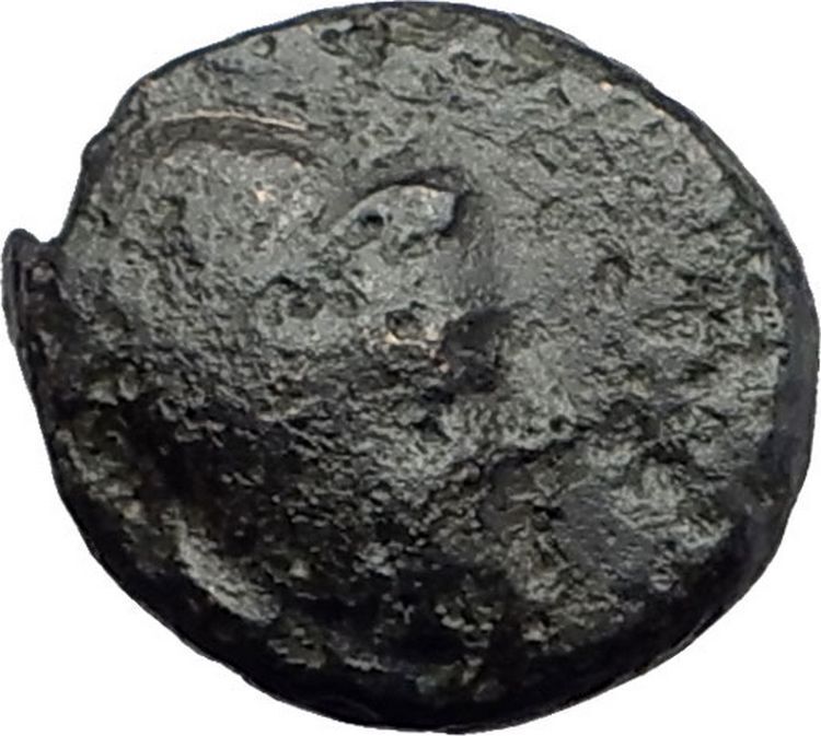 SMYRNA in IONIA 115BC Magistrate Manophilos Ancient Greek Coin APOLLO i63680