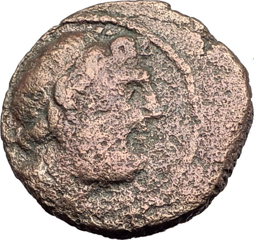 AMPHIPOLIS in MACEDONIA 95BC RARE R1 Ancient Greek Coin JUPITER GALLEY i63769