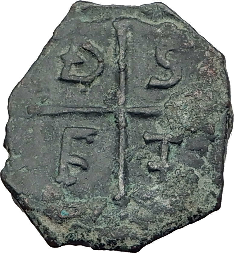 CRUSADERS of Antioch Tancred Ancient 1101AD Byzantine Time Coin St Peter i64461