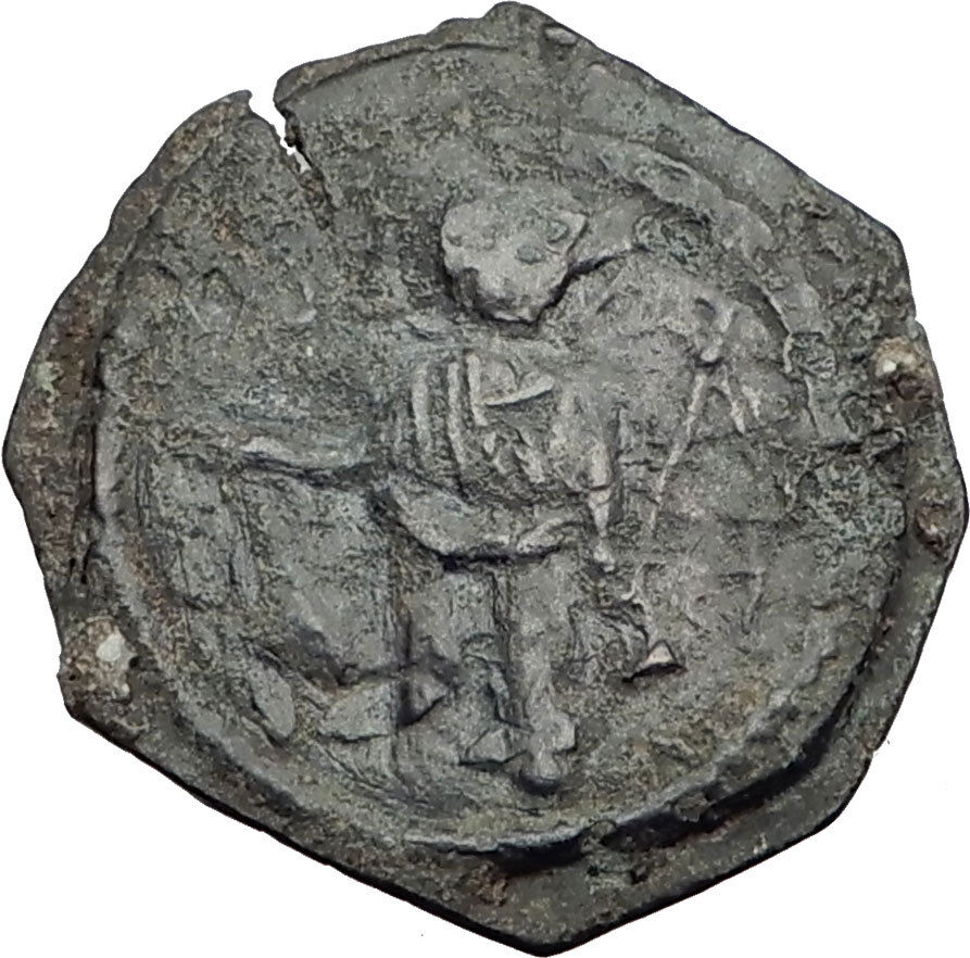 CRUSADERS of Antioch Tancred Ancient 1101AD Byzantine Time Coin St Peter i64468