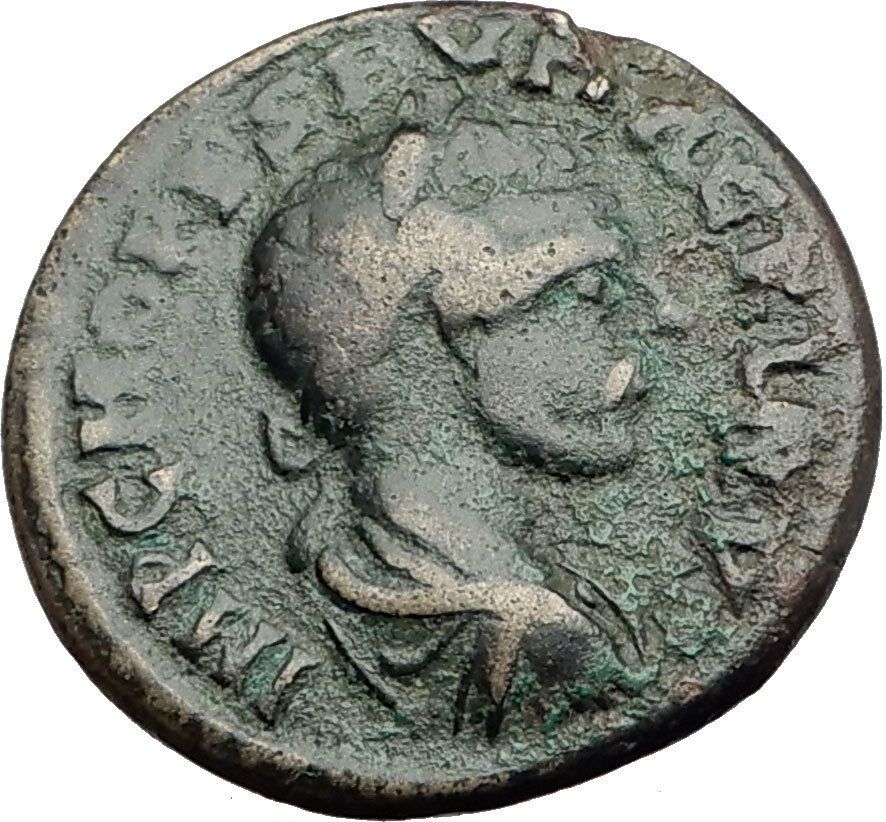 MACRINUS 217AD Parium Parion MYSIA Authentic Ancient Roman Coin CAPRICORN i64737