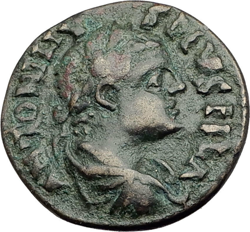 ELAGABALUS 218AD Genuine Parion Parium Mysia Ancient Roman Coin CAPRICORN i64803