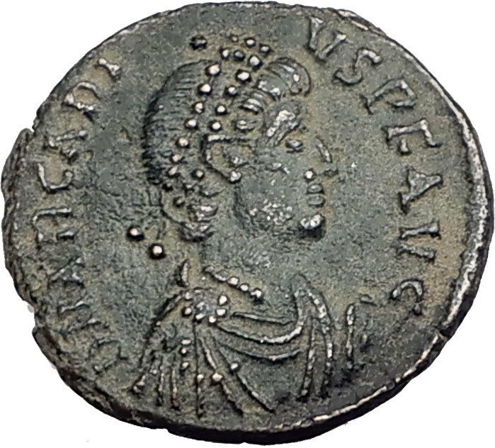 ARCADIUS with Victory 395AD Constantinople Authentic Ancient Roman Coin i64887