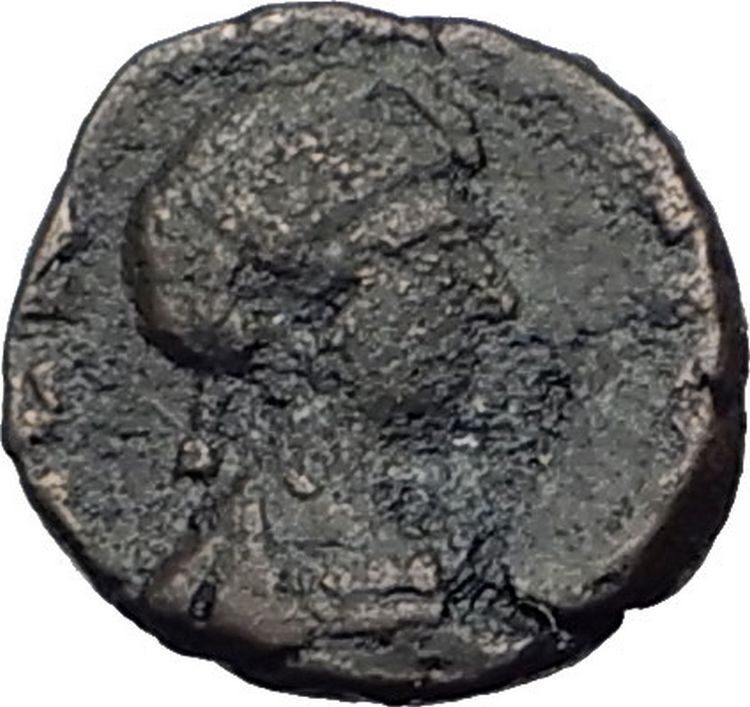 AELIA ZENONIS Monogram 475AD Genuine Ancient Roman Coin under Basiliscus i65294