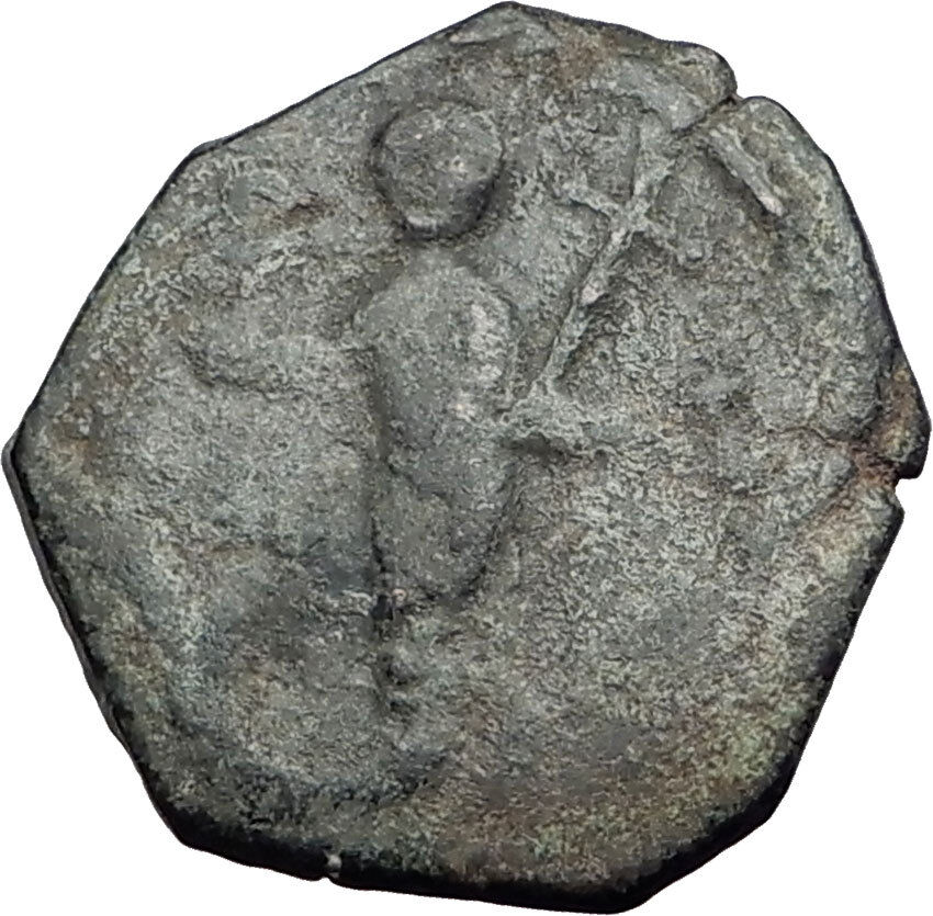 CRUSADERS of Antioch Tancred Ancient 1101AD Byzantine Time Coin St Peter i65118