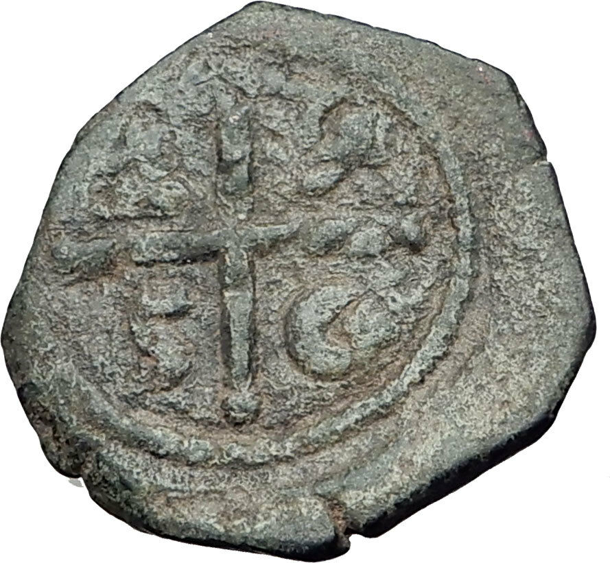 CRUSADERS of Antioch Tancred Ancient 1101AD Byzantine Time Coin St Peter i65118