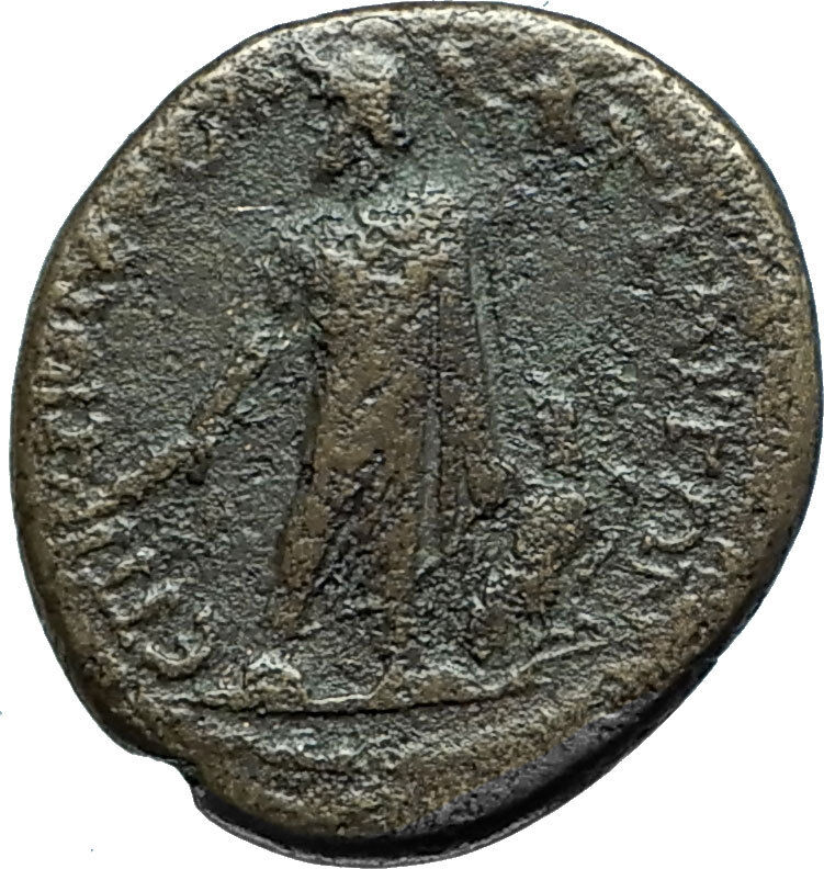 TRAJAN 98AD Attaea / Attaos in Mysia Authentic Ancient Roman Coin ZEUS i66134