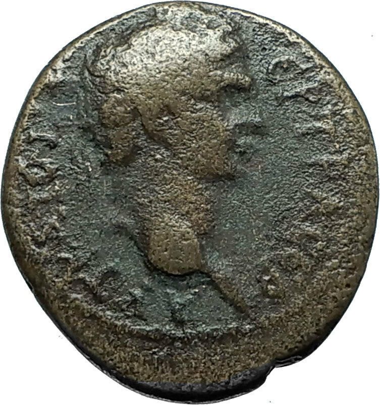 TRAJAN 98AD Attaea / Attaos in Mysia Authentic Ancient Roman Coin ZEUS i66134