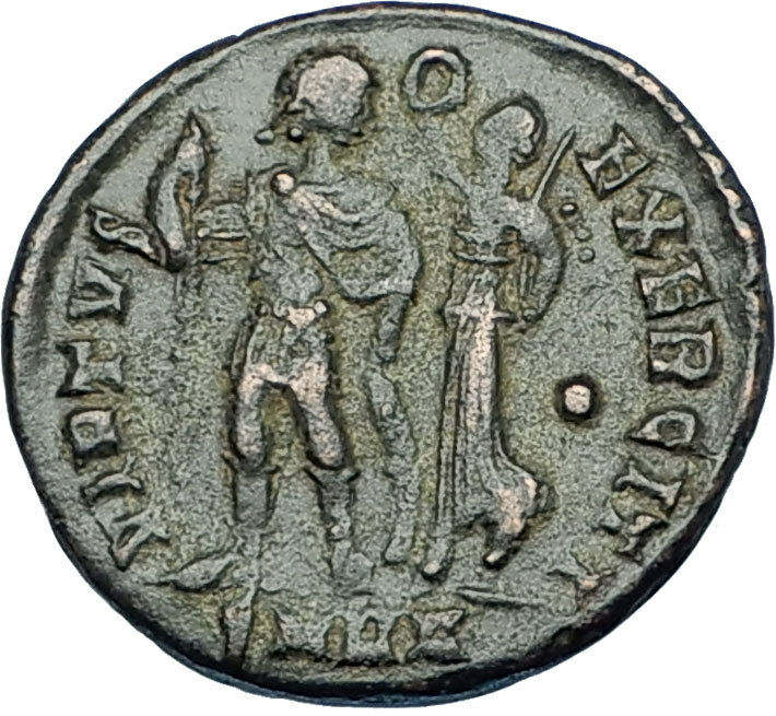 ARCADIUS crowned by Victory 395AD Cyzicus Authentic Ancient Roman Coin i65882