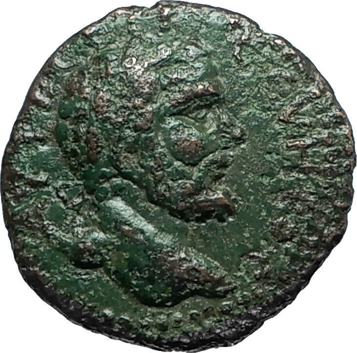 SEPTIMIUS SEVERUS 193AD Anchialus Authentic Ancient Roman Coin TYCHE i66162