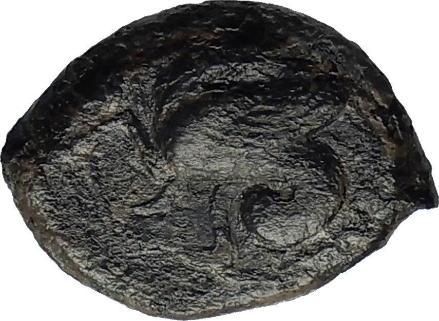 Syracuse Sicily 375BC Tyrant Dionysios Greek Coin ATHENA HIPPOCAMP Horse i67068