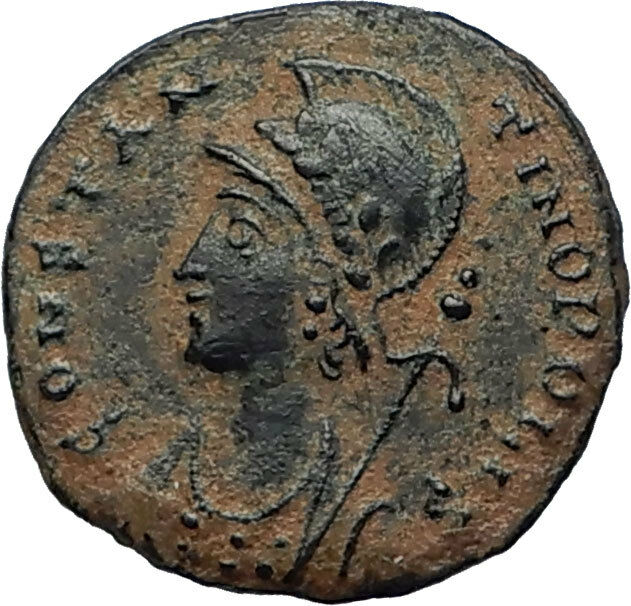 CONSTANTINE I the GREAT Founds Constantinople Original Ancient Roman Coin i67469