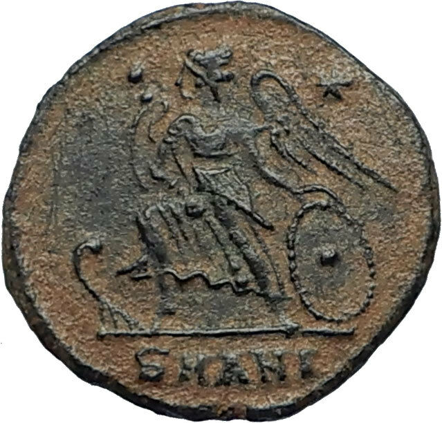 CONSTANTINE I the GREAT Founds Constantinople Original Ancient Roman Coin i67469