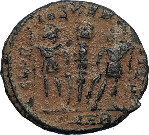 ANONYMOUS Constantine the Great Dynasty 337AD Roman Coin VRBS ROMA i67501