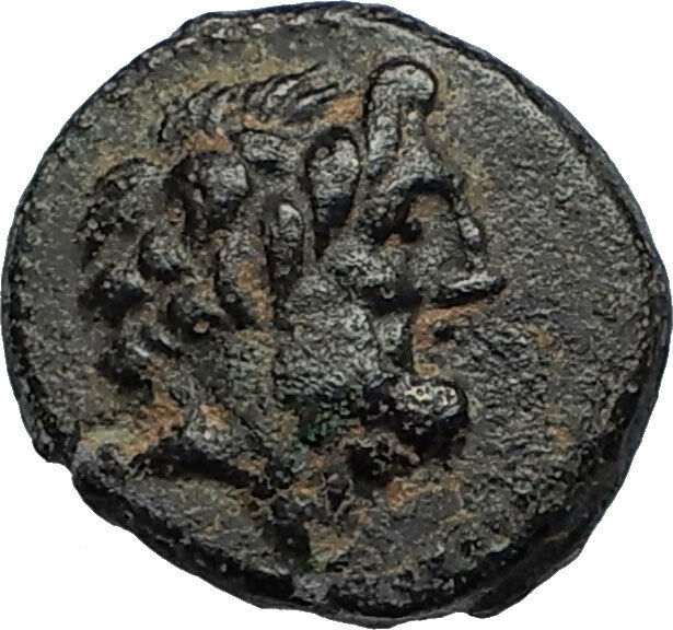 ARADOS in PHOENICIA Authentic Ancient 206BC Greek Coin w ZEUS & GALLEY i67466