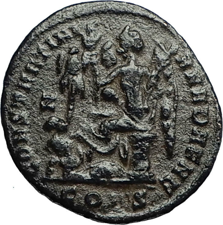 CONSTANTINE I the GREAT Victory vs LICINIUS I 327AD Ancient Roman Coin i67766