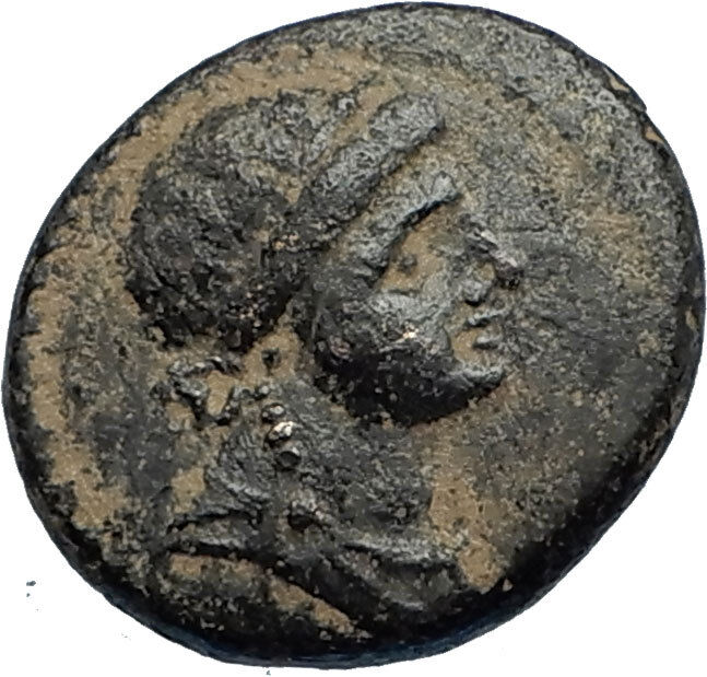 ANTIOCH Seleukis Roman Emperor NERO Time 59AD Ancient Greek Coin w APOLLO i67528