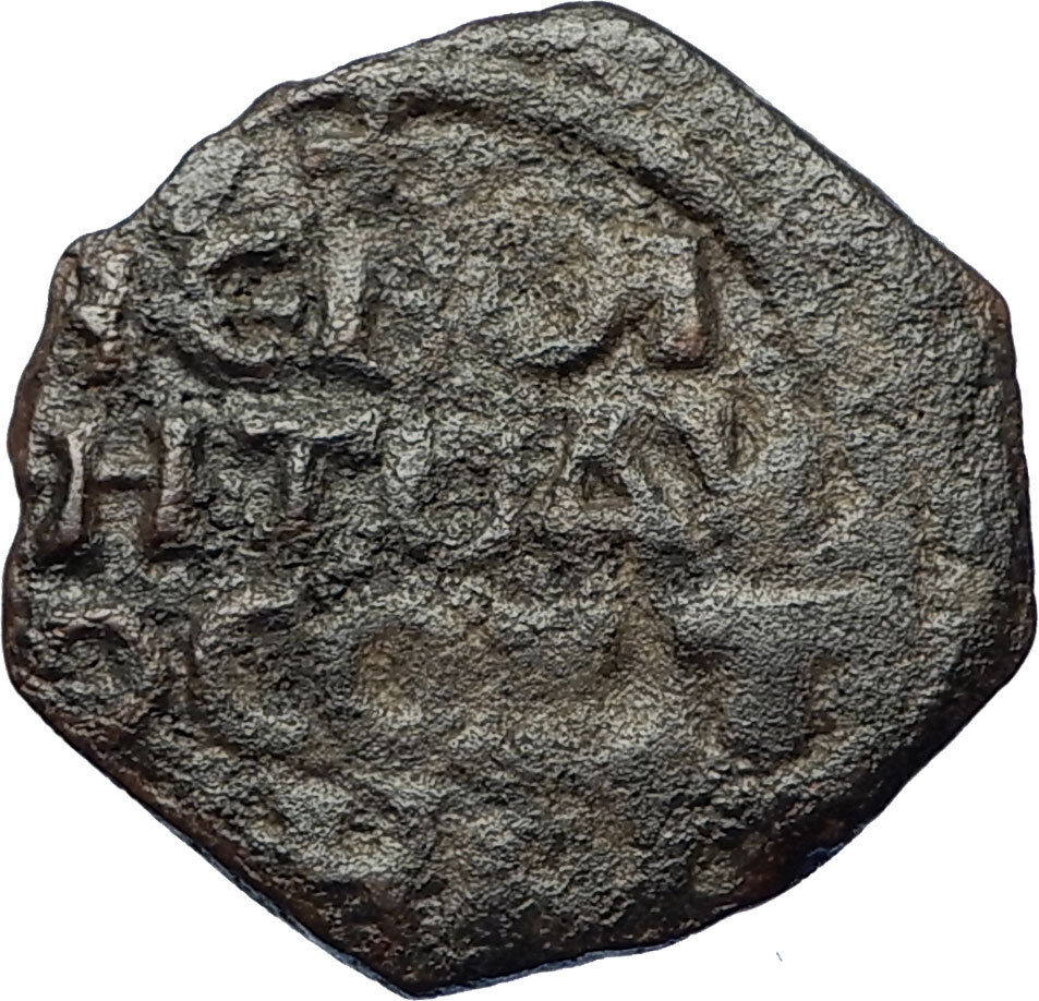 CRUSADERS of Antioch Tancred Ancient 1101AD Byzantine Time Coin St Peter i69650