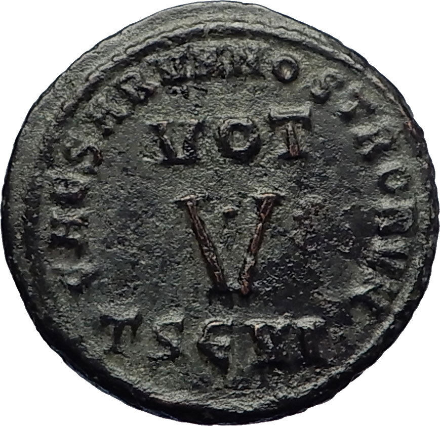 LICINIUS II Jr Authentic Ancient 320AD Thessalonica RARE Roman Coin VOT V i70723