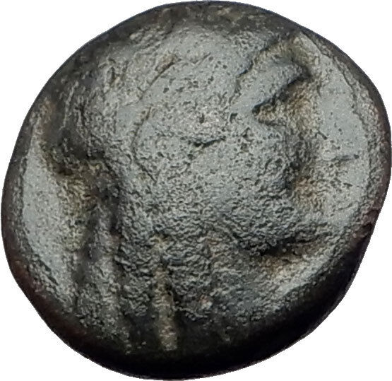 ANTIOCHOS III Megas 222BC RARE R1 Ancient Greek SELEUKID King Coin APOLLO i61357