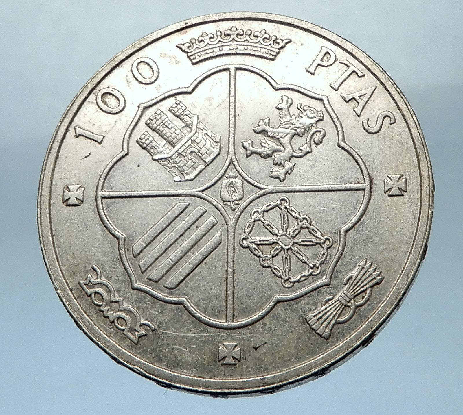 1966 Francisco Franco Cadillo of Spain 100 Pesetas Silver Spanish Coin i68241