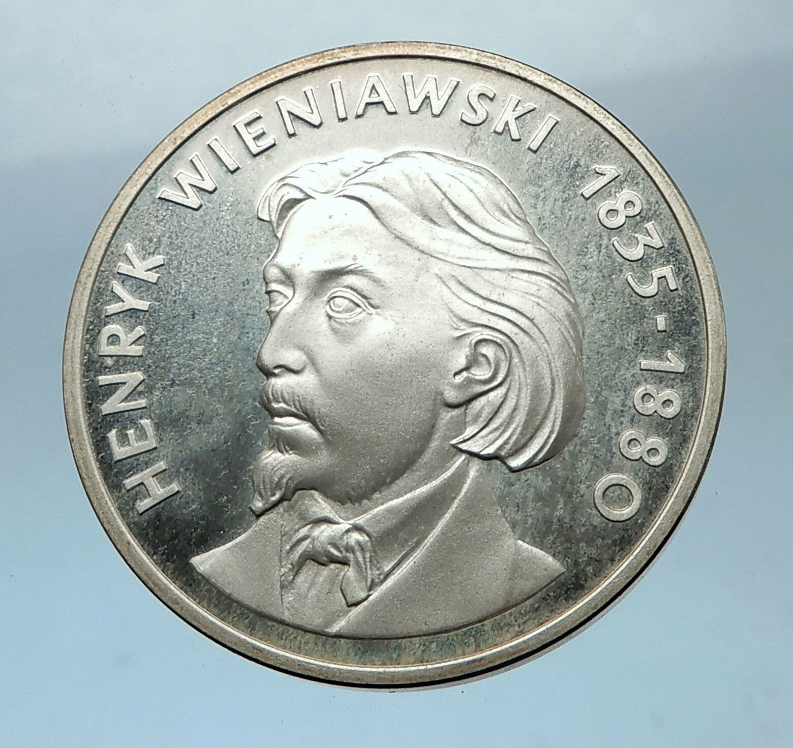 1979 POLAND Proof Silver Coin with POLISH Violinist Henryk Wieniawski i68531