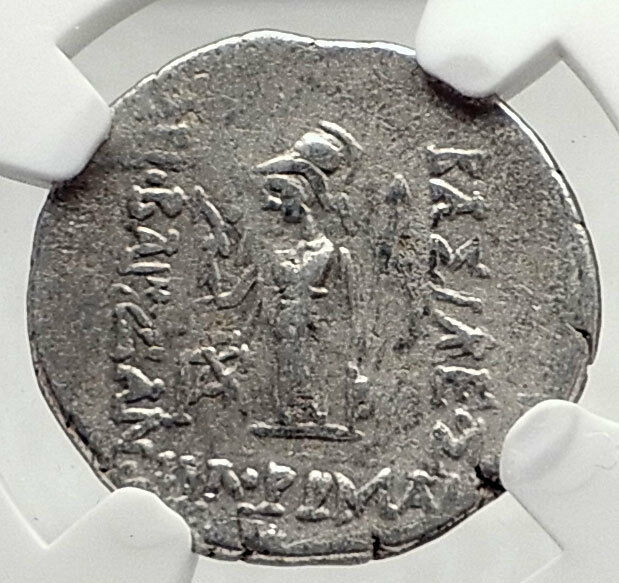 Ariobarzanes I Philoromaios Cappadocia Kingdom 85BC Silver Greek Coin NGC i72830