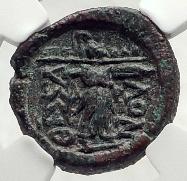 LARISSA Thessaly Ancient THESSALIAN LEAGUE Greek Coin APOLLO ATHENA NGC i72735