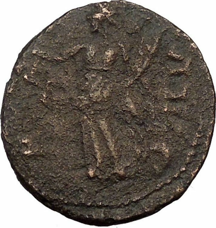 Carausius 286AD Ancient Roman Coin Pax Irene Peace Goddess Cult i36657 RARE