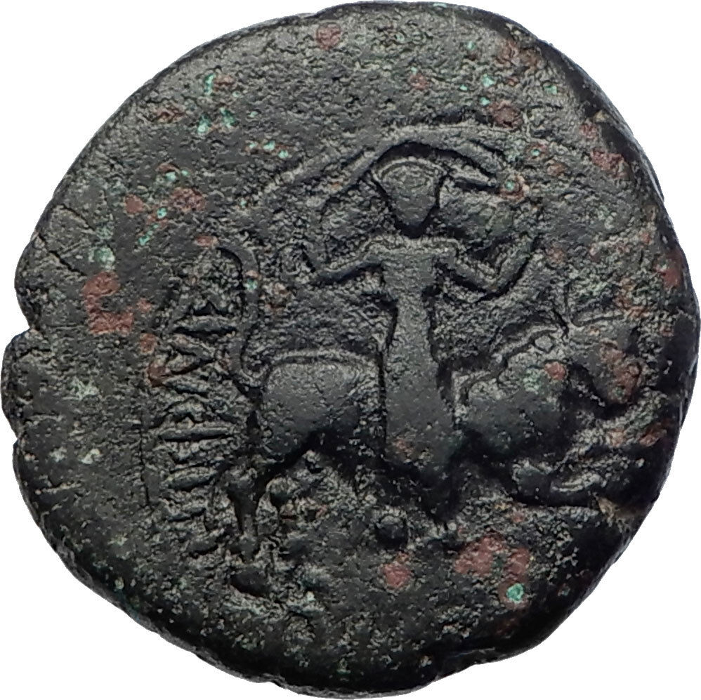 CLAUDIUS 41AD Amphipolis in Macedonia Artemis on bull Ancient Roman Coin i73371