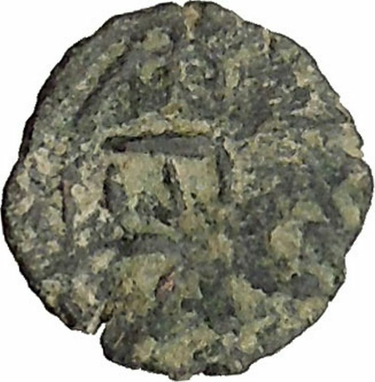 BERYTOS in PHOENICIA 218AD Satyr Marsyas Galley Ship Ancient Greek Coin i36682