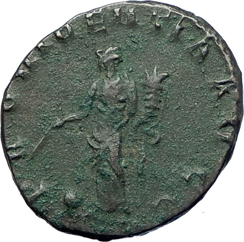 GALLIENUS son of Valerian I 254AD Genuine Ancient Roman Coin Providentia i73646