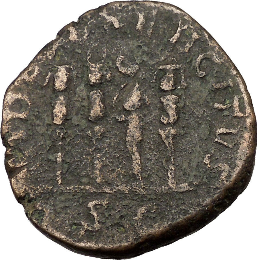 Philip I 'the Arab' 244AD Sestertius Ancient Roman Coin Four standards i37053