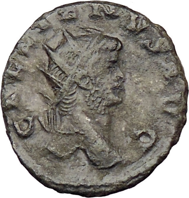 GALLIENUS son of Valerian I Ancient Roman Coin FORTUNA LUCK Wealth i29623