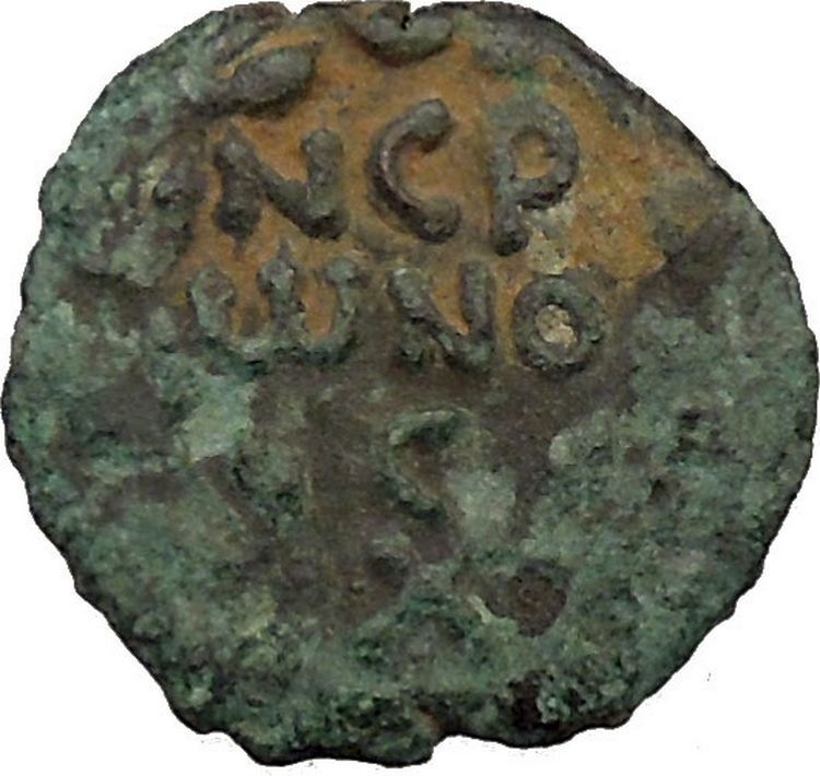 Porcius Festus Jerusalem Nero Ancient Greek / Roman Coin Palm branch i36718