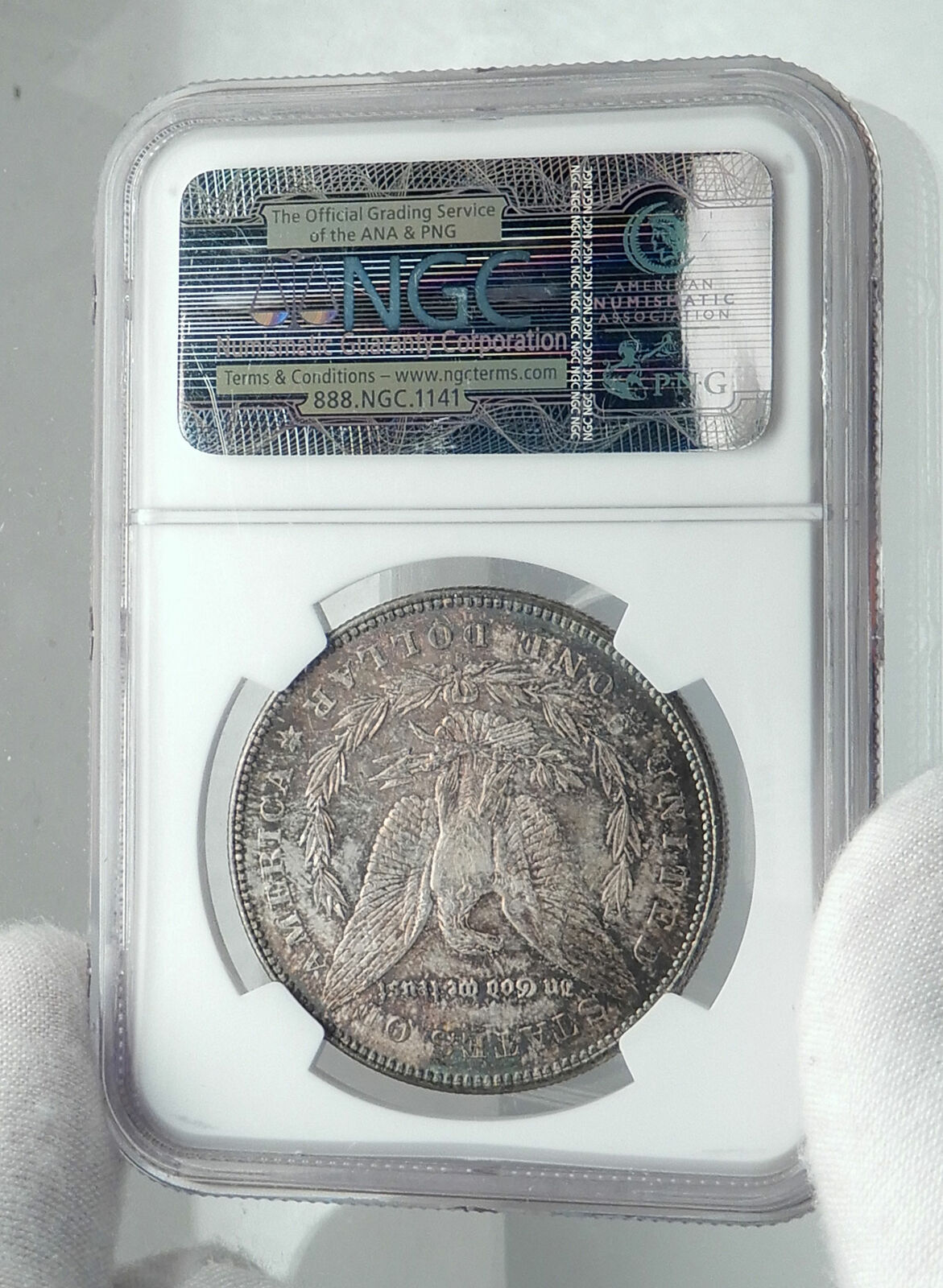 1878 UNITED STATES of America SILVER Morgan US Dollar Coin EAGLE NGC MS i78872