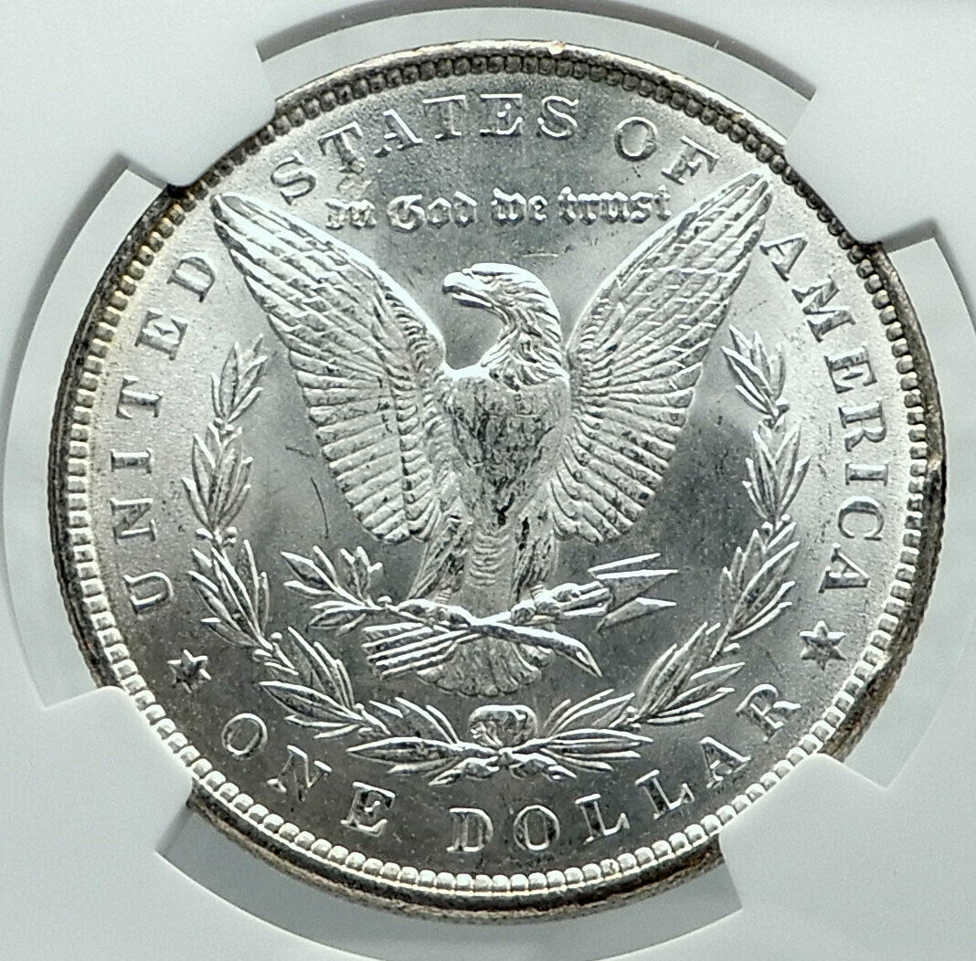 1888 UNITED STATES of America SILVER Morgan US Dollar Coin EAGLE NGC MS i78875