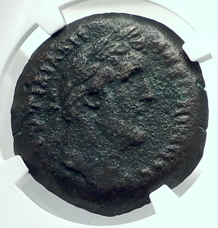 ANTONINUS PIUS 151AD Ancient Alexandria Egypt ALTAR of AGATHODAIMON NGC i78898