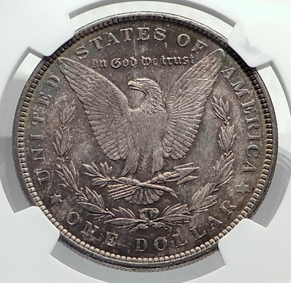 1889 UNITED STATES of America SILVER Morgan US Dollar Coin EAGLE NGC i79848