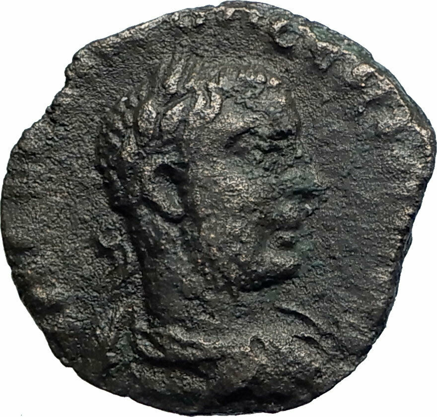 GALLIENUS Ancient Alexandria Troas WOLF ROMULUS REMUS Twins Roman Coin i78559