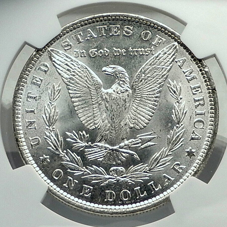 1886 UNITED STATES of America SILVER Morgan US Dollar Coin EAGLE NGC MS i79828