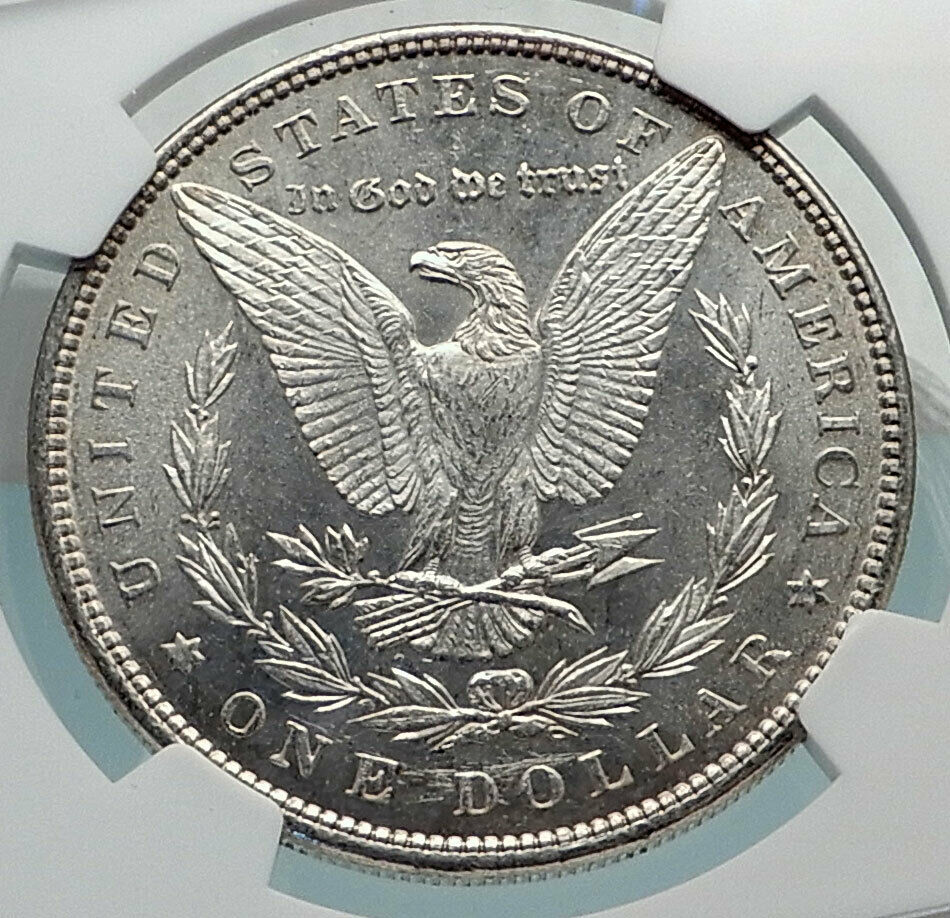 1897 UNITED STATES of America SILVER Morgan US Dollar Coin EAGLE NGC MS i79845