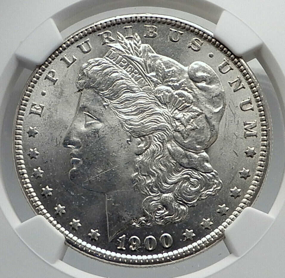 1900 UNITED STATES of America SILVER Morgan US Dollar Coin EAGLE NGC MS i79880